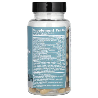 Eu Natural, Conception For Her, Fertility Aid & Multi, 60 Vegetarian Capsules