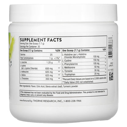 Thorne, Amino Complex, Lemon, 8.1 oz (231 g)