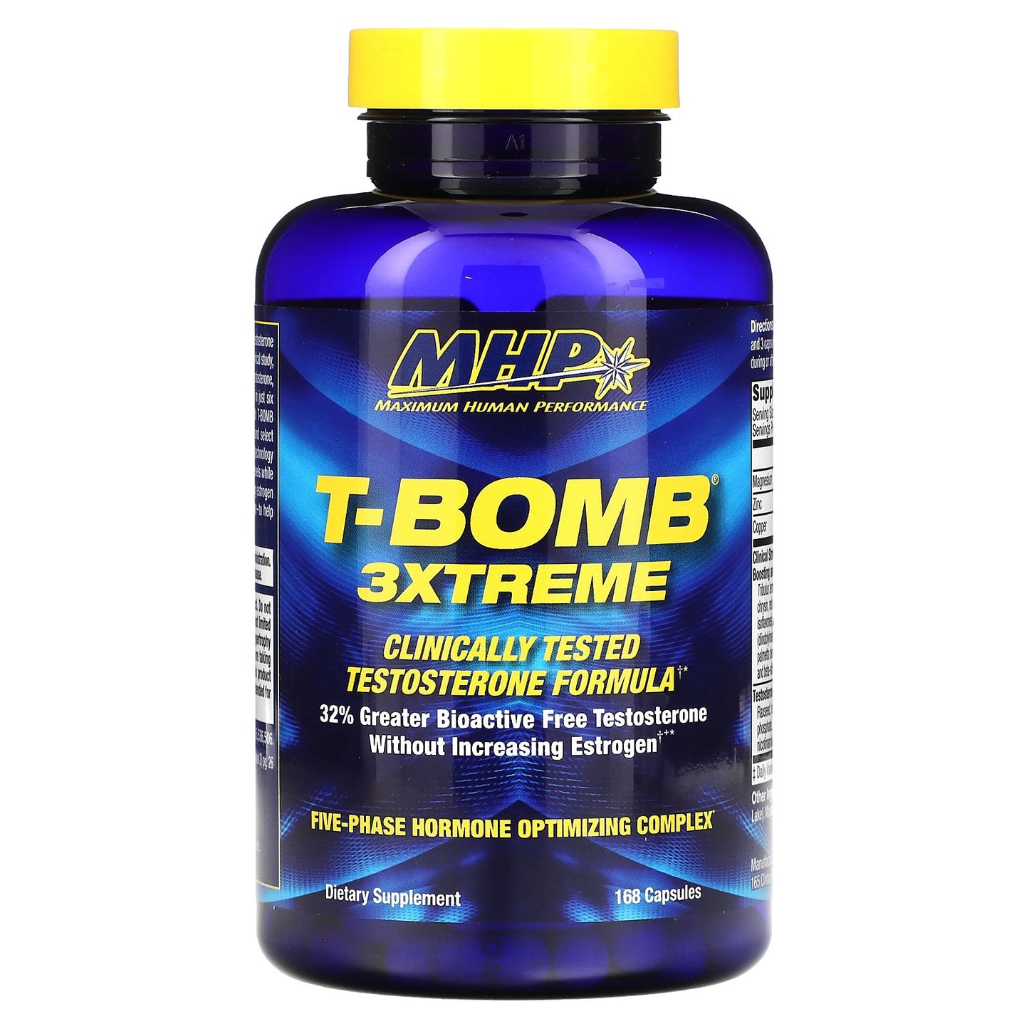 MHP, T-Bomb 3Xtreme, 168 Capsules