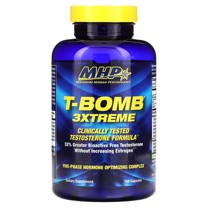 MHP, T-Bomb 3Xtreme, 168 Capsules