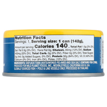 Wild Planet, Skipjack Wild Tuna, 5 oz (142 g)