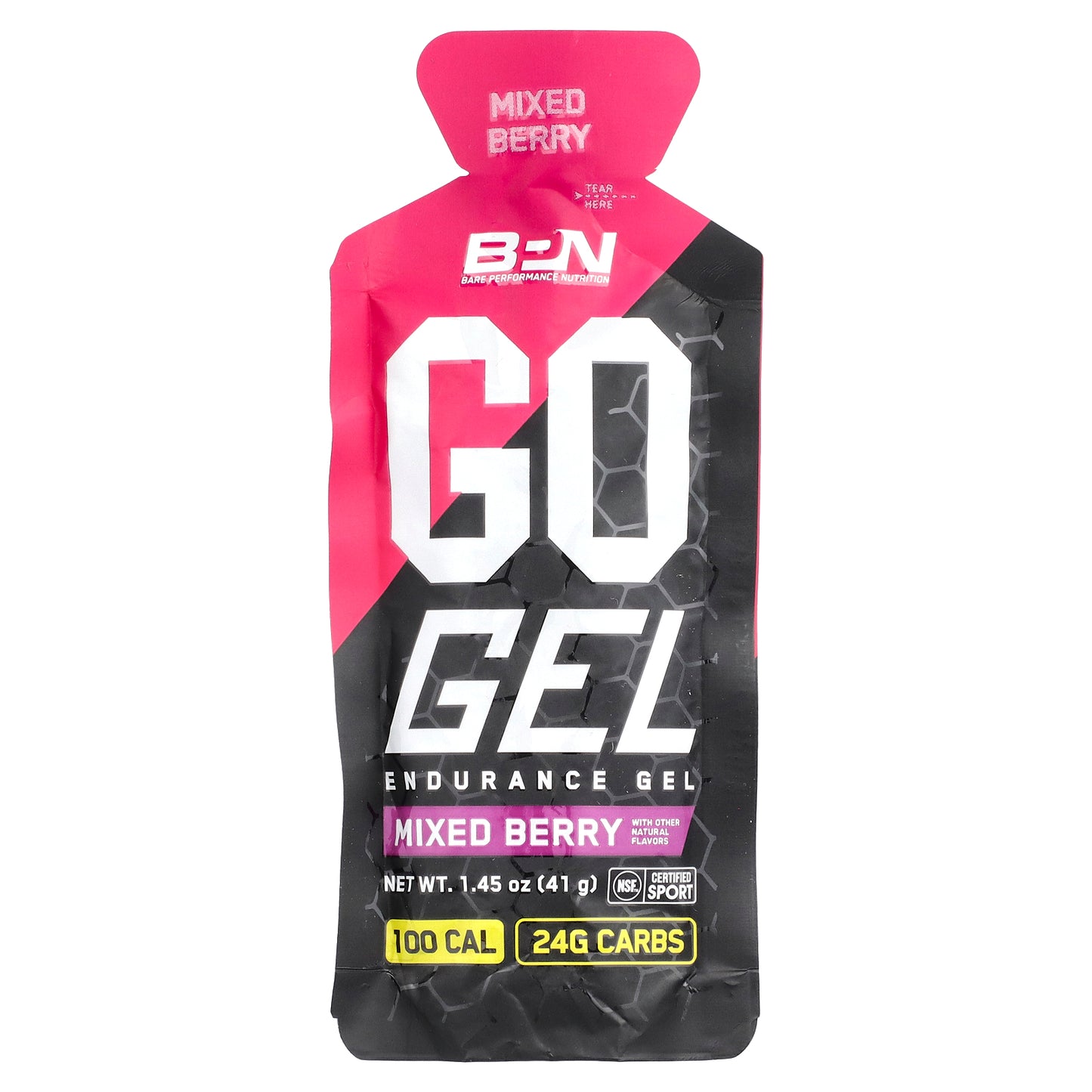 BPN, Go Gel, Endurance Gel, Mixed Berry, 10 Packets, 1.45 oz (41 g) Each