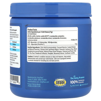 Zesty Paws, Senior Advanced Probiotic Bites™, For Dogs, Senior, Chicken, 90 Soft Chews, 11.1 oz (315 g)