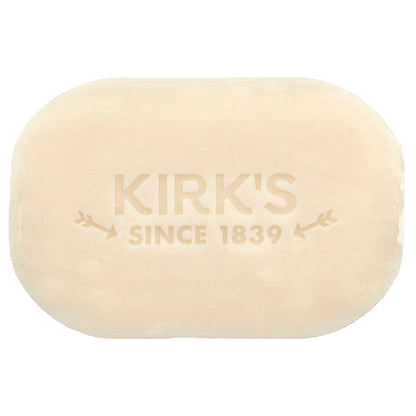 Kirk's, 100% Premium Coconut Oil Castile Bar Soap, Fragrance Free, 4 oz (113 g)
