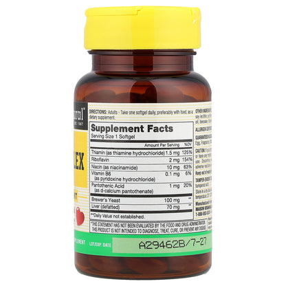 Mason Natural, B-Complex, 100 Softgels