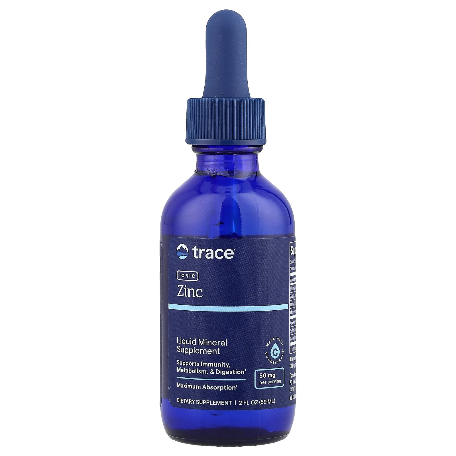 Trace, Ionic Zinc, 50 mg, 2 fl oz (59 ml)