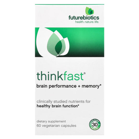 Futurebiotics, ThinkFast®, Brain Performance + Memory, 60 Vegetarian Capsules