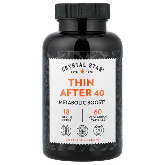 Crystal Star, Thin After 40, 60 Vegetarian Capsules