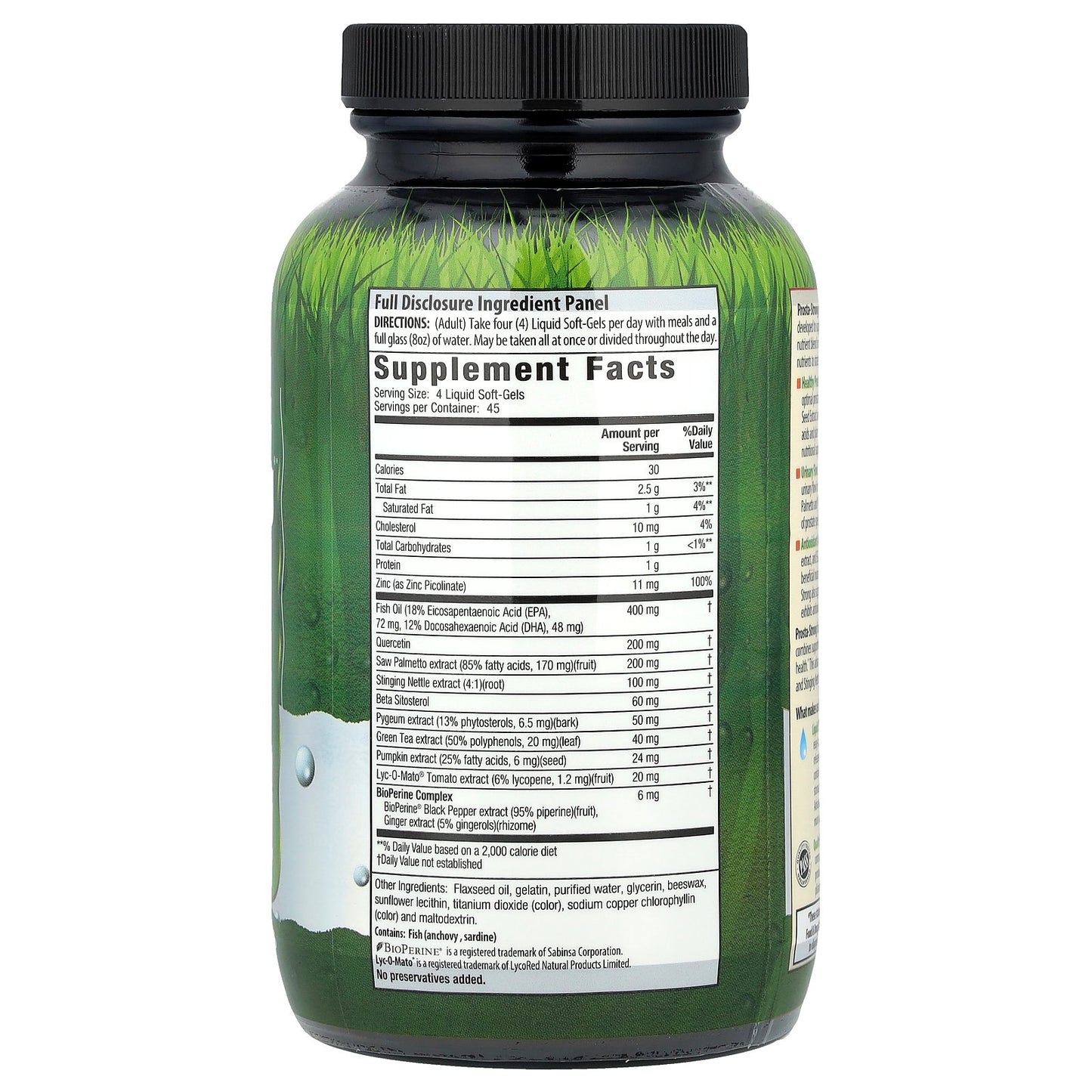 Irwin Naturals, Pro-Active Male, Prosta-Strong®, Healthy Urinary Flow, 180 Liquid Soft-Gels