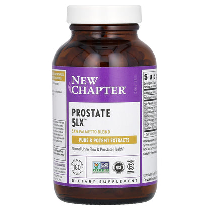 New Chapter, Prostate 5LX, 180 Vegetarian Capsules