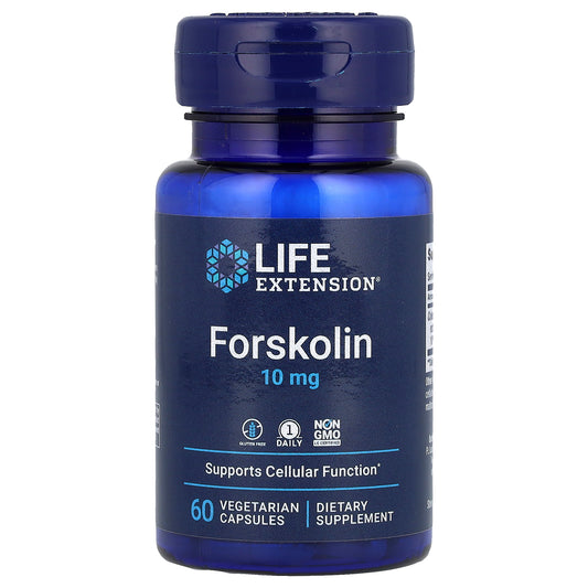 Life Extension, Forskolin, 10 mg, 60 Vegetarian Capsules