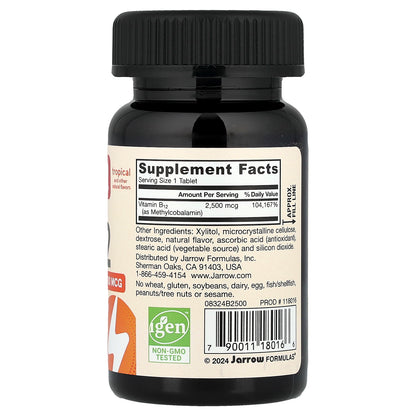 Jarrow Formulas, Methyl B-12, Tropical, 2,500 mcg, 100 Chewable Tablets