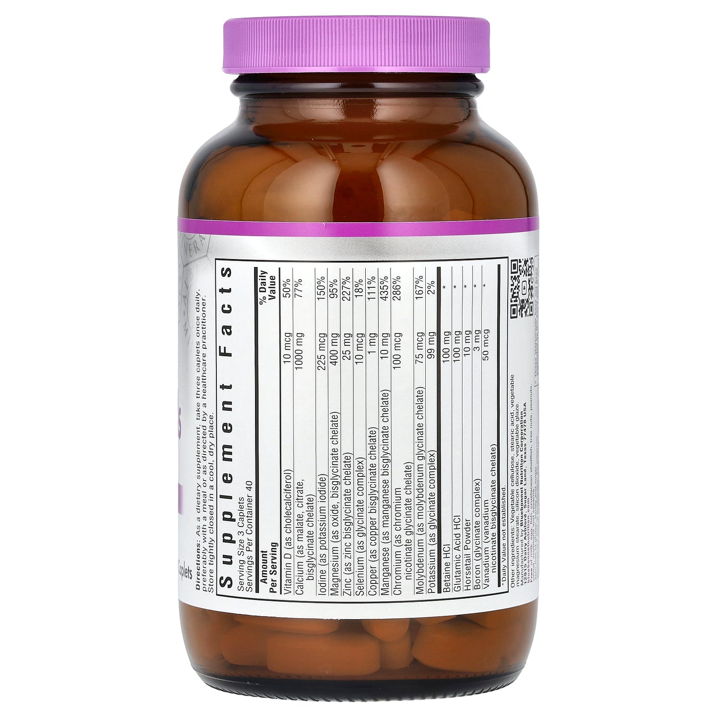 Bluebonnet Nutrition, Chelated Multiminerals, Iron Free, 120 Caplets