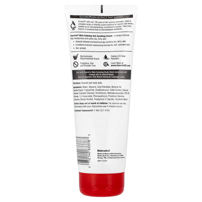 Eucerin, Skin Calming Itch Soothing Cream, Dry, Itchy Skin, Fragrance Free, 8 oz (226 g)