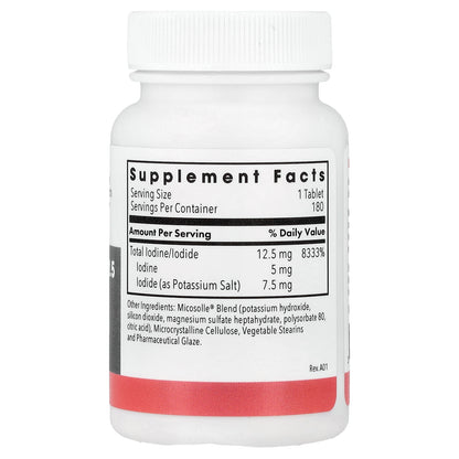 Optimox, Iodoral®, IOD 12.5, 12.5 mg, 180 Scored Tablets