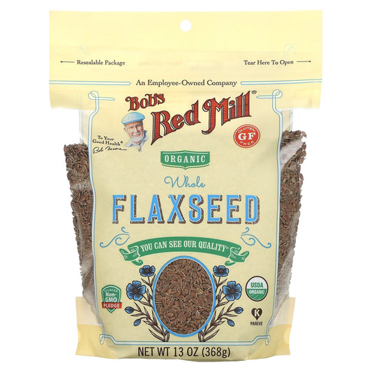 Bob's Red Mill, Organic Whole Flaxseed, 13 oz (368 g)