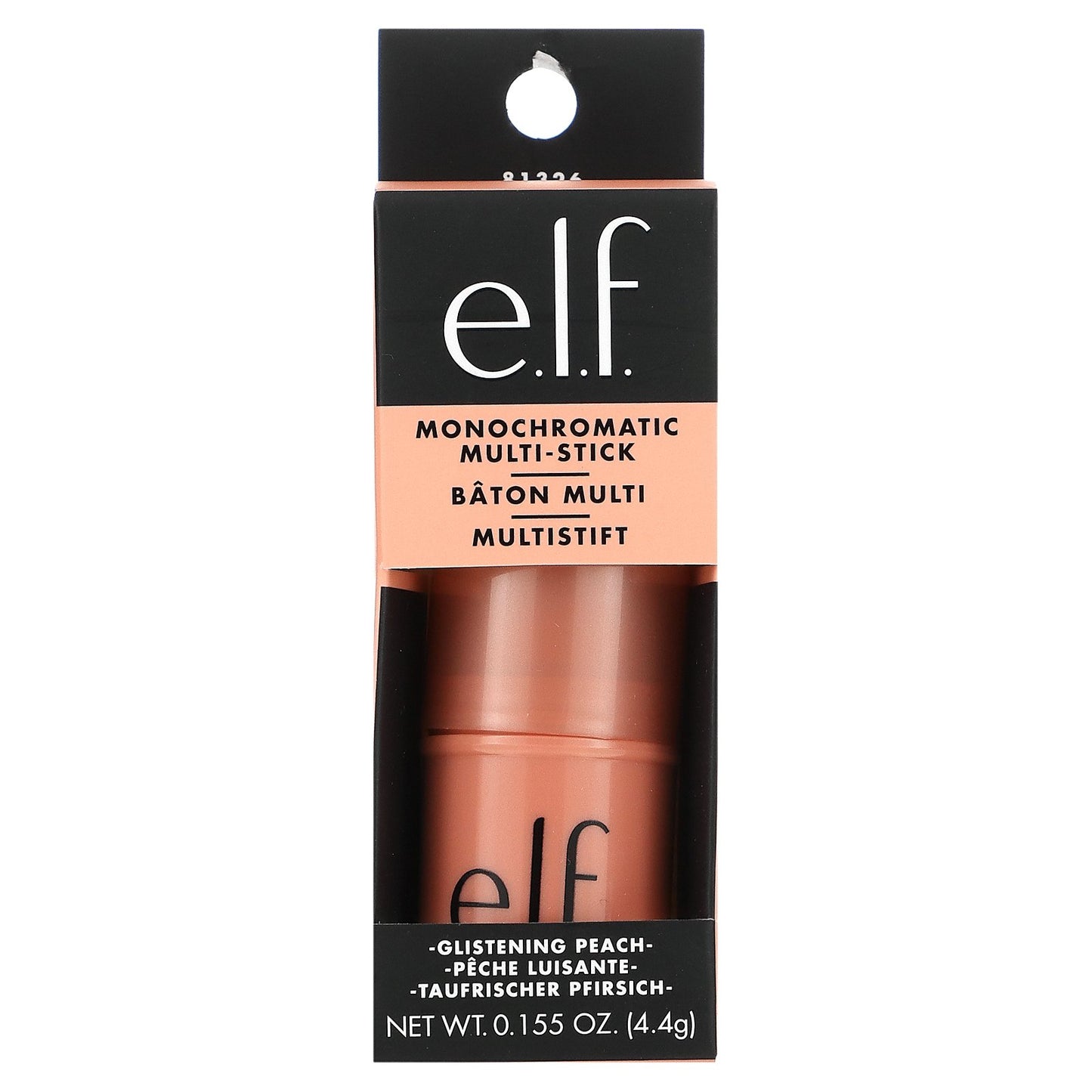 E.L.F., Monochromatic Multi-Stick, Glistening Peach, 0.155 oz (4.4 g)