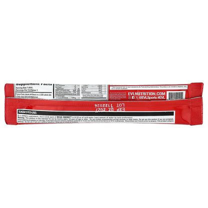 EVLution Nutrition, BCAA Energy®, Fruit Punch, 5 Packets, 0.3 oz (9.9 g) Each