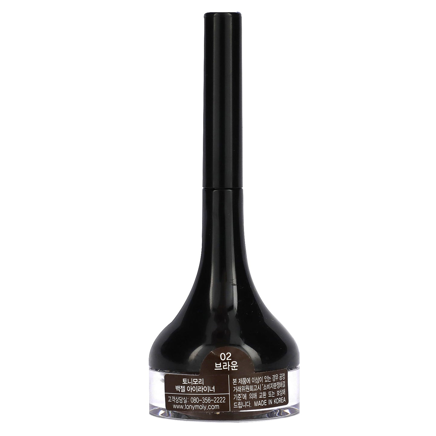 TonyMoly, Back Gel Eyeliner, 02 Brown, 4 g