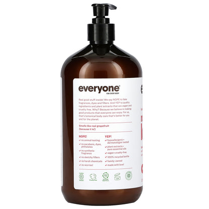 Everyone, Nourishing Lotion, Ruby Grapefruit, 32 fl oz (946 ml)