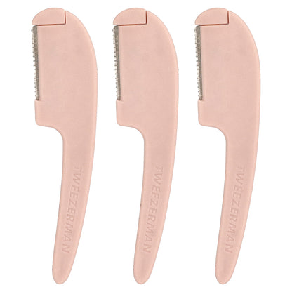 Tweezerman, Prep & Plane Facial Razors, 3 Count