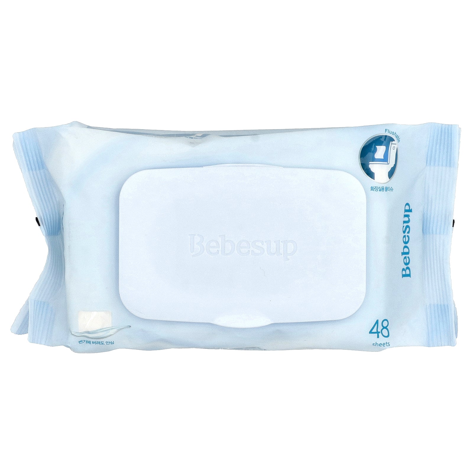 Bebesup, Bidet Tissue, Wet Wipes For Baby, 48 Sheets