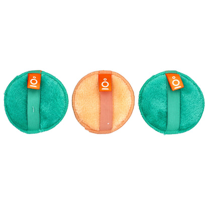 CleanLogic, Bath and Body, Makeup Removing Facial Buffers, 3 Dual-Textured Buffers