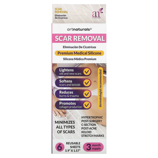 artnaturals, Scar Removal, 6 Reusable Sheets