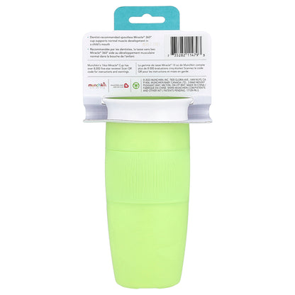 Munchkin, Miracle® 360° Cup, 18 Months+, Light Green, 14 oz (414 ml)