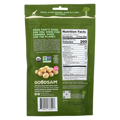 GoodSam, Organic Macadamia Nuts, Dry Roasted & Salted, 4 oz (113 g)