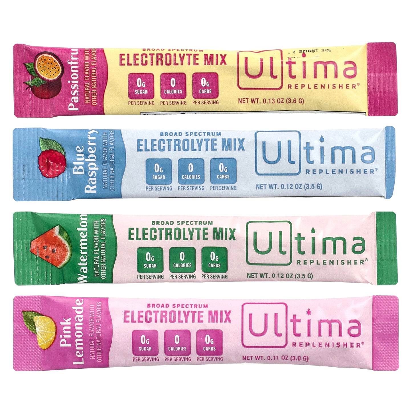 Ultima Replenisher, 6 Essential Electrolytes, Daily Electrolyte Mix, Variety Pack , 20 Stickpacks