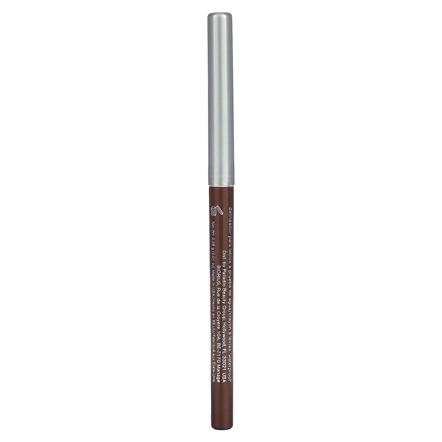 Palladio, Retractable Waterproof Lip Liner, Coffee PRL05, 0.01 oz (0.28 g)