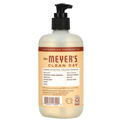 Mrs. Meyers Clean Day, Hand Soap, Oat Blossom, 12.5 fl oz (370 ml)