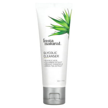 InstaNatural, Glycolic Cleanser, 1.7 fl oz (50 ml)