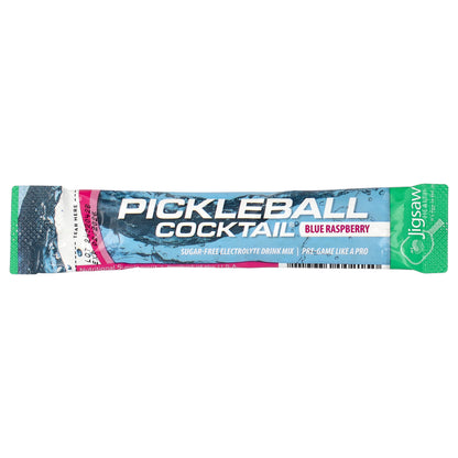 Jigsaw Health, Pickleball Cocktail®, Sugar-Free Electrolyte Drink Mix, Blue Raspberry, 60 Packets, 5.6 g Each