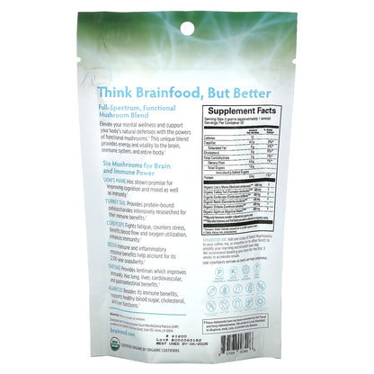 BrainMD, Smart Mushrooms, 3.2 oz (90 g)