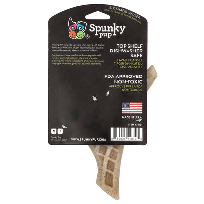 Spunky Pup, The Antler, Elk Shaped, Chew Toy, Chicken, 1 Count