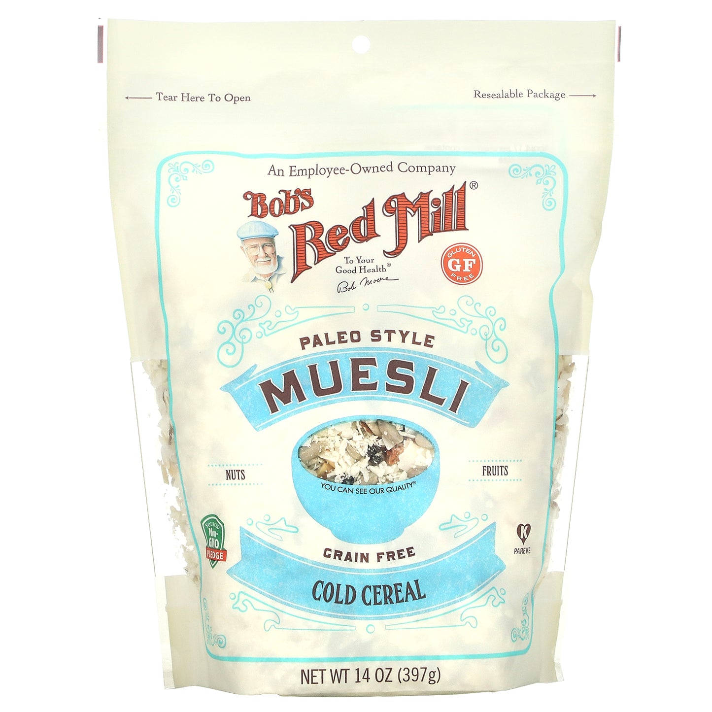 Bob's Red Mill, Muesli, Paleo Style, Gluten Free, 14 oz (397 g)