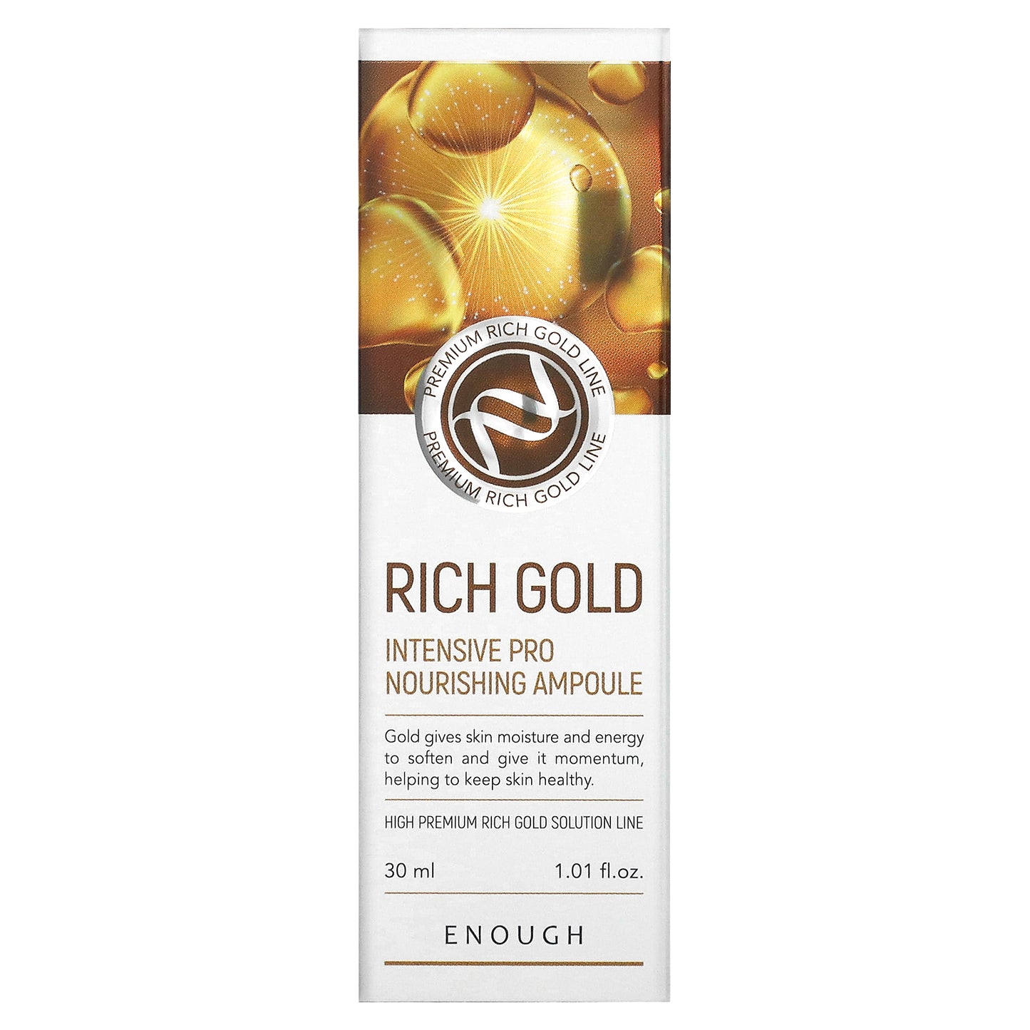 Enough, Rich Gold, Intensive Pro Nourishing Ampoule, 1.01 fl oz (30 ml)