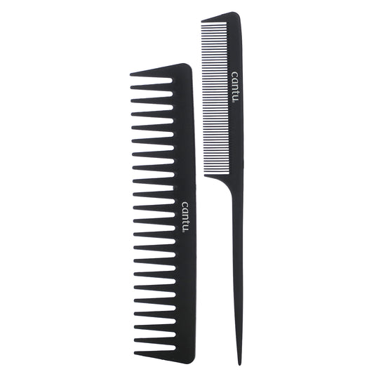 Cantu, Two Carbon Fiber Combs, 2 Combs