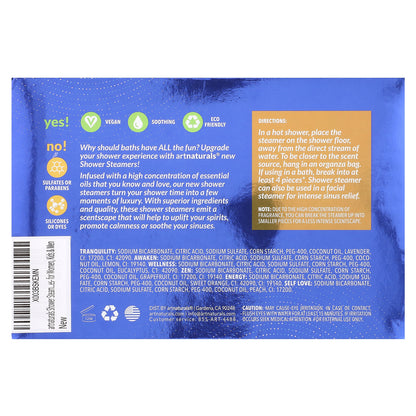 artnaturals, Shower Steamers , 6 Pack, 1.4 oz (40 g)