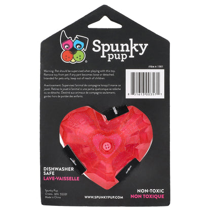 Spunky Pup, Squeaky Gems, Heart, 1 Toy