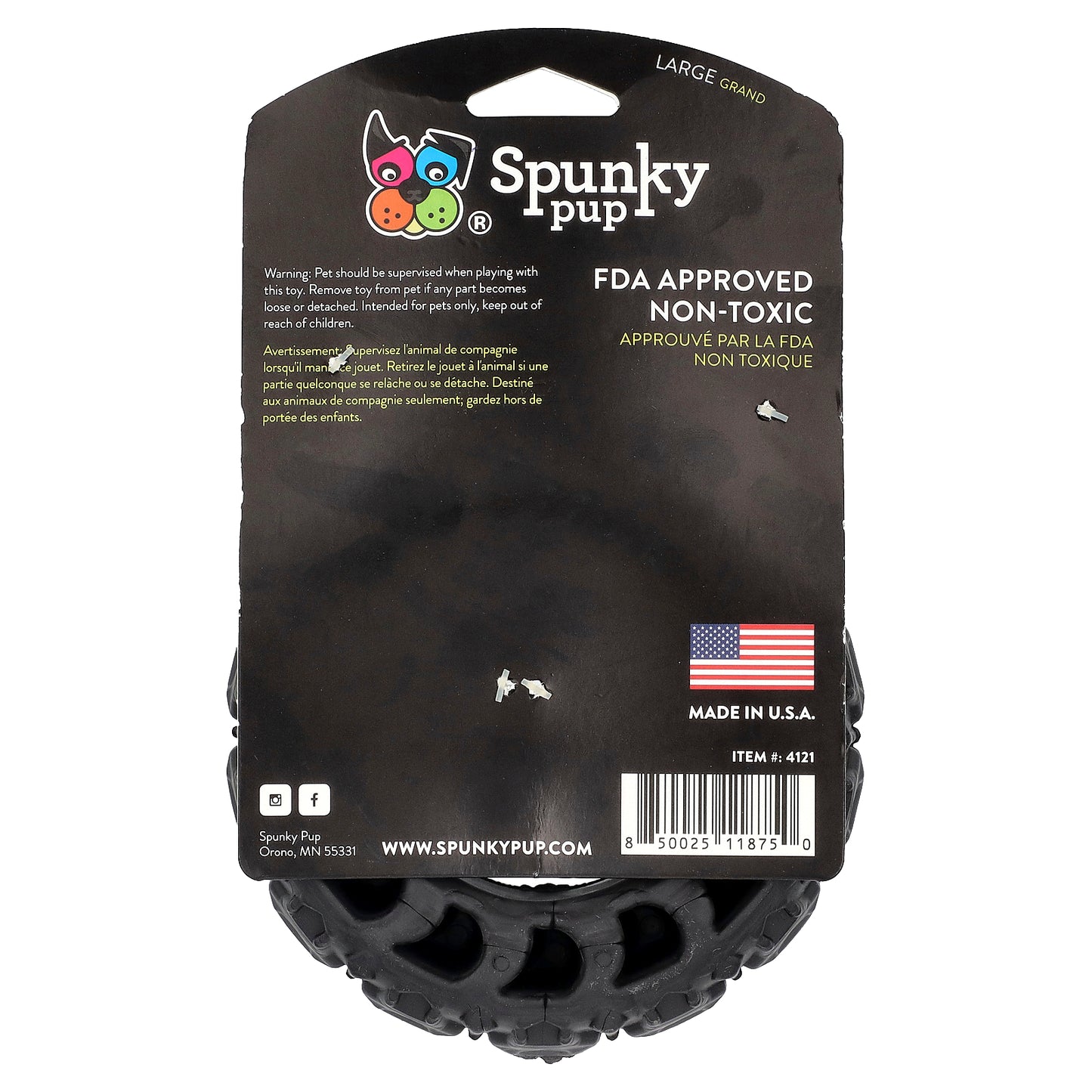 Spunky Pup, The Tire Chew Toy, Large, 1 Toy