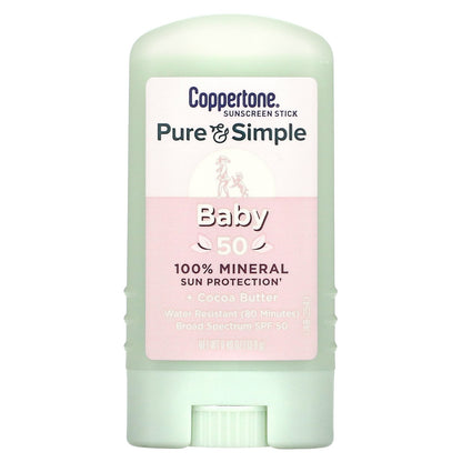 Coppertone, Baby, Sunscreen Stick, SPF 50, 0.49 oz (13.9 g)