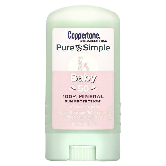 Coppertone, Baby, Sunscreen Stick, SPF 50, 0.49 oz (13.9 g)