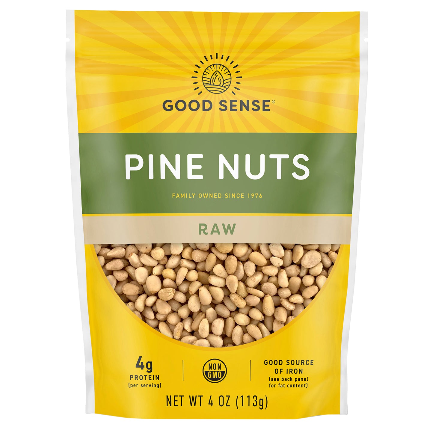 Good Sense, Pine Nuts, Raw, 4 oz (113 g)