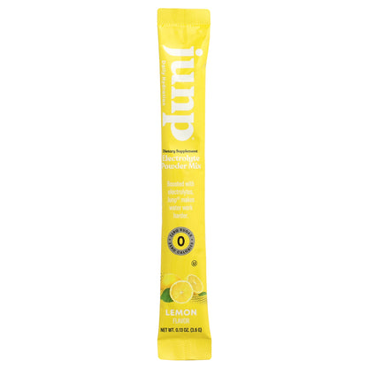 JUNP Hydration, Electrolyte Powder Mix, Lemon, 20 Stick Packs, 0.13 oz (3.6 g) Each