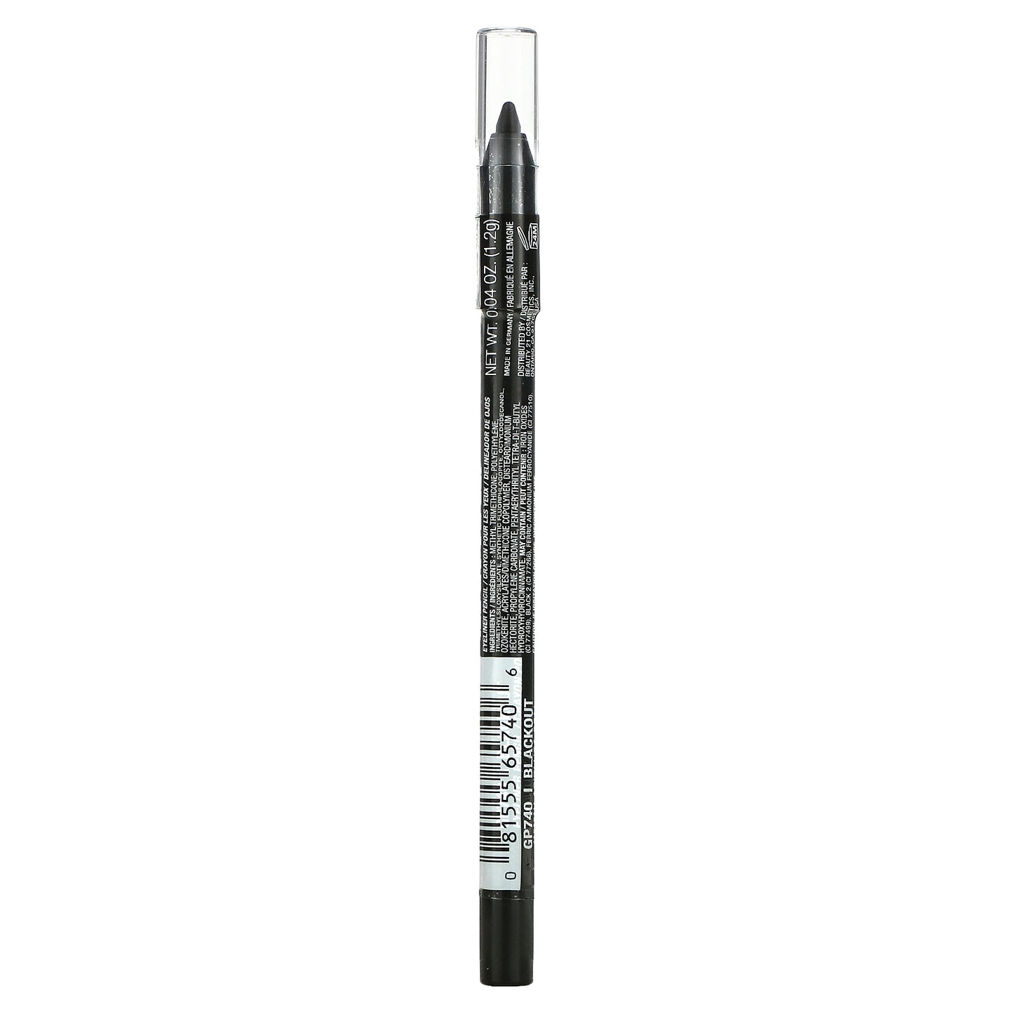 L.A. Girl, Shockwave Neon Eyeliner, GP740 Blackout, 0.04 oz (1.2 g)