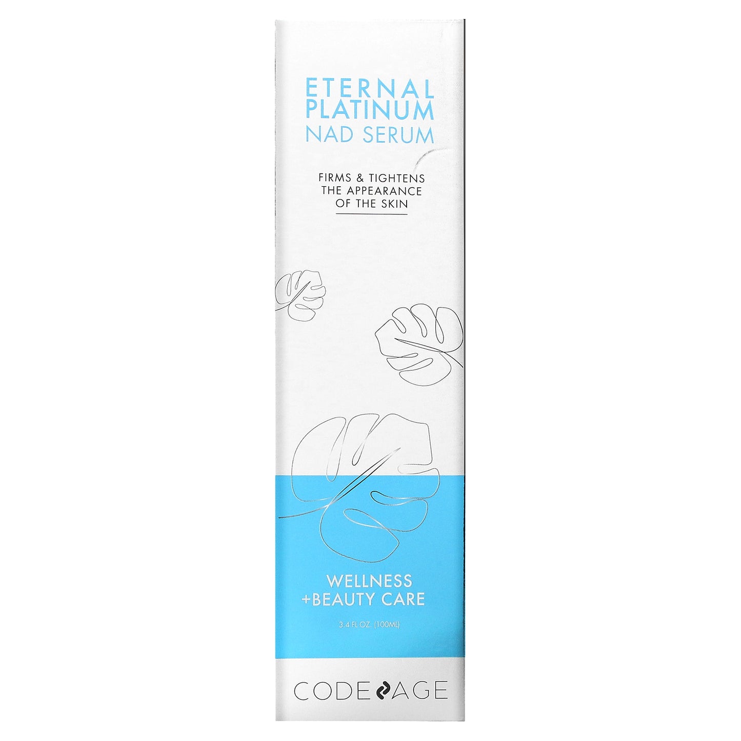 Codeage, Eternal Platinum NAD Serum, 3.4 fl oz (100 ml)