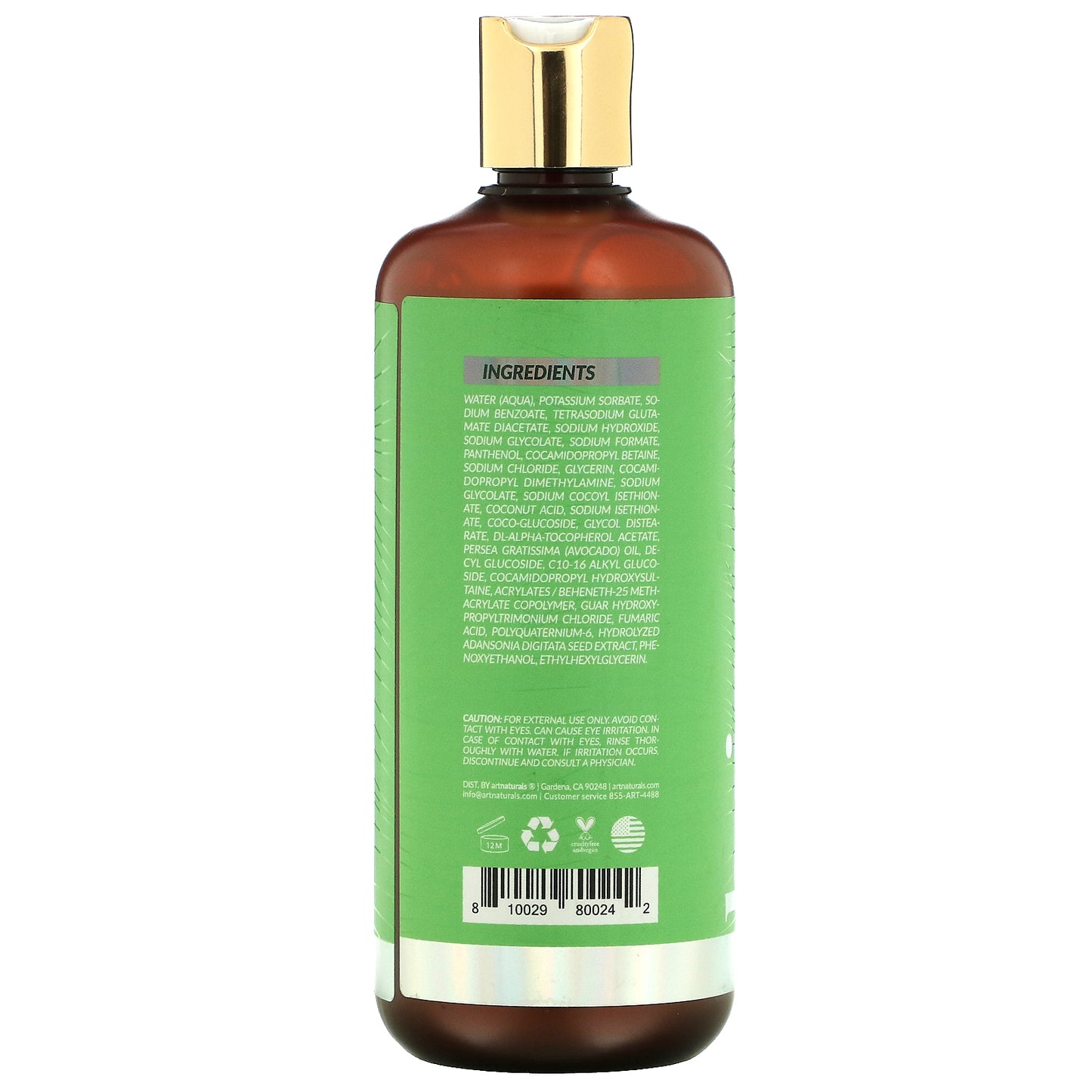 artnaturals, Luxe, Avocado Oil Shampoo, Dry Hair, 16 fl oz (473 ml)